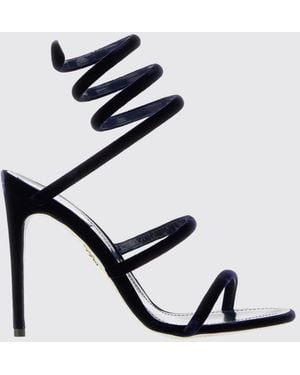 Rene Caovilla Heeled Sandal - Black