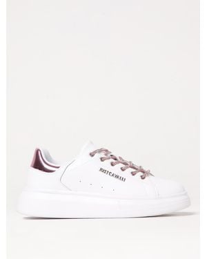 Just Cavalli Rose Platform Trainers - Natural