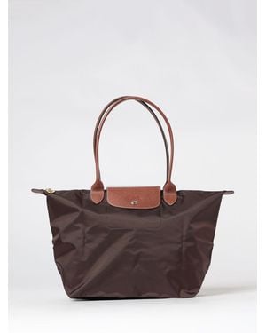 Longchamp Le Pliage Original Large Shoulder Bag - Brown