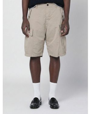 DSquared² Cotton Cargo Shorts - Natural