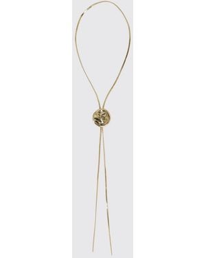 FEDERICA TOSI Mindy 18Kt Plated Bronze Necklace - White