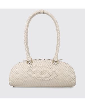 DIESEL 1Dr Dome Bag With Print - Natural