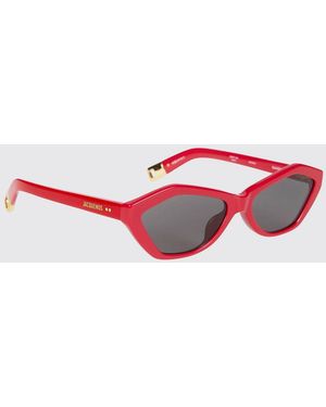 Jacquemus Bambino Acetate Sunglasses - Red