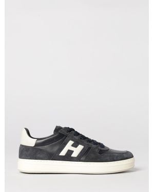 Hogan H-Tv Leather Trainers - White