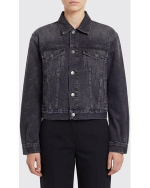 Haikure Cotton Denim Jacket - Blue