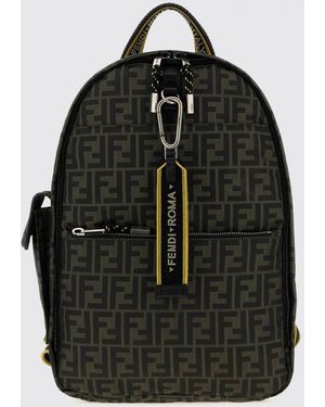Fendi Rucksack Aus Technischem Superlight-Gewebe Mit Ff Zucca-Monogramm - Schwarz