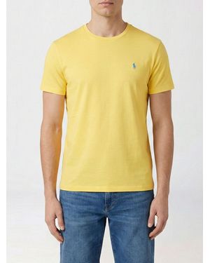 Polo Ralph Lauren Pony Logo Cotton T-Shirt - Yellow