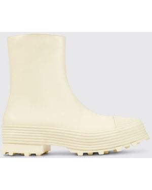 CAMPERLAB Flat Ankle Boots - Natural