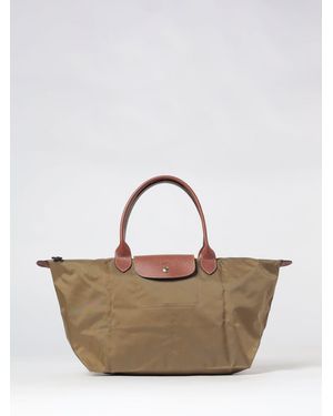 Longchamp Bolso De Mano Grande Plegable Le Pliage Original De Poliamida - Neutro