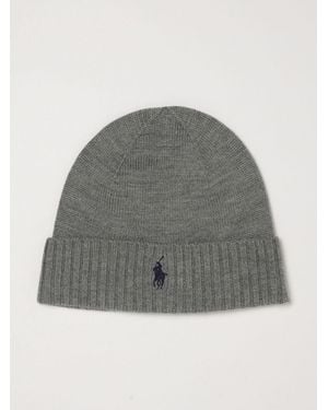 Polo Ralph Lauren Embroidered Pony Wool Beanie - Gray