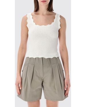 Low Classic Jersey Top - Grey