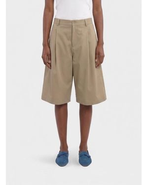 Tela Stretch Cotton Shorts - Natural