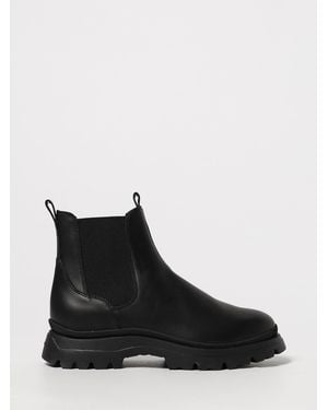 Hogan H692 Leather Ankle Boots - Black