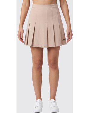 Lacoste Stretch Cotton Mini Skirt - Pink