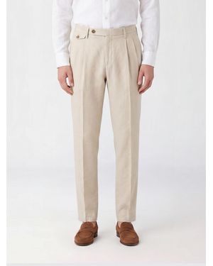Briglia 1949 Slim Fit Chino Trousers - Natural
