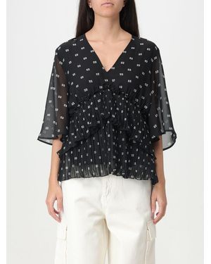 Ganni Top E Bluse Donna - Nero