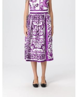 Dolce & Gabbana Falda Mujer - Morado