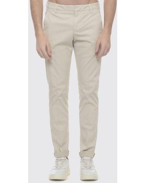 Dondup Stretch Cotton Chino Trousers - Natural