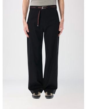 ROA Wide Leg Cotton Pants - Black