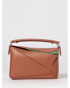 Loewe Borsa A Mano Puzzle - Marrone
