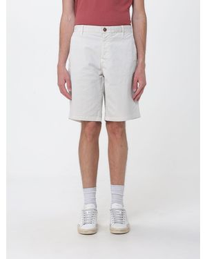 Blauer Stretch Cotton Chino Shorts - White