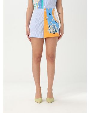 Moschino Printed Panel Shorts - Blue