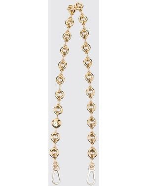 Loewe Bandoulière Chaîne En Métal Chromé Avec Mousquetons - Blanc