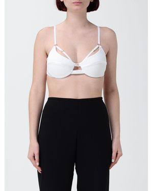 Elisabetta Franchi Crêpe Top - White