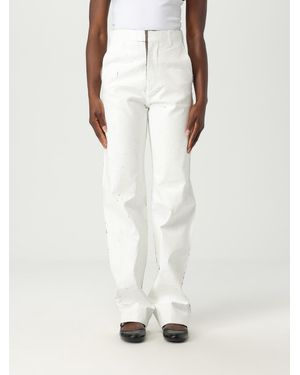 MM6 by Maison Margiela Trousers - White