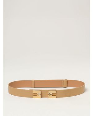Elisabetta Franchi Belt - Natural