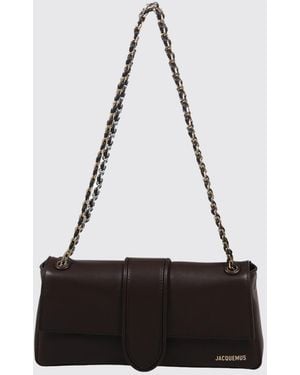 Jacquemus Le Bambino Chaîne Schultertasche Aus Lammleder - Weiß