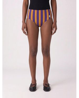 Saint Laurent Braguita De Bikini A Rayas - Multicolor