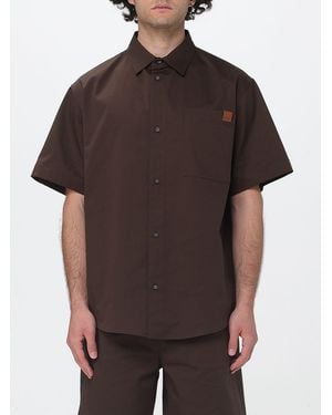 DARKPARK Stretch Cotton Casual Shirt - Brown