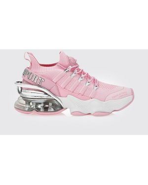 Philipp Plein Mesh And Rubber Trainers - Pink