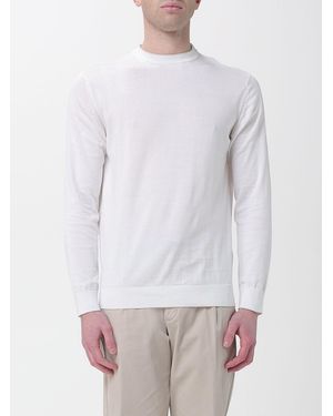 Eleventy Basic Crew-Neck Top - White