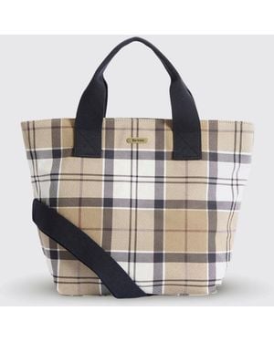 Barbour Bolso Maisy De Algodón Tartán - Neutro