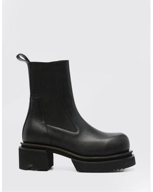 Rick Owens "Beatle Bogun" Leather Boots - Black