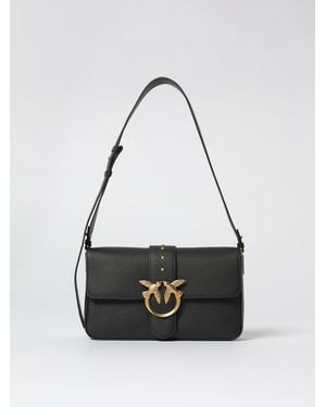 Pinko Love One Classic Shoulder Bag - White
