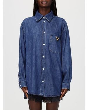 Valentino Relaxed Cotton Shirt - Blue