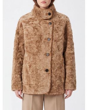 Low Classic Cappotto Shearling Reversibile - Marrone
