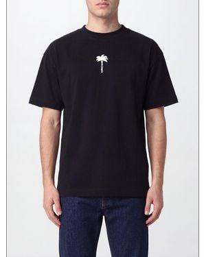Palm Angels Crewneck T-Shirt - Black