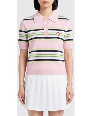 CASABLANCA Polo Shirt - White