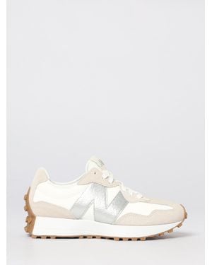 New Balance 327 Leather Sneakers - White