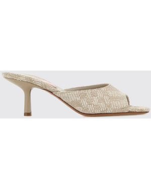 Burberry Heeled Sandal - Natural