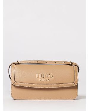 Liu Jo Grained Faux Leather Bag - Natural