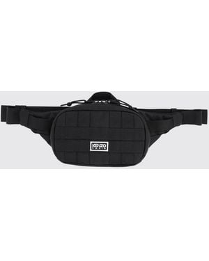 KENZO Riñonera Explorer De Nailon Con Correa Ajustable Y Logo - Negro