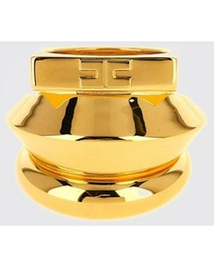 Elisabetta Franchi Anillo De Latón - Metálico
