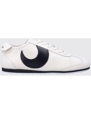 Marine Serre Astra Leather Trainers - White