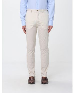 Brooksfield Cotton Blend Chino Trousers - White