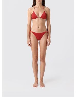 Oséree Colored Triangle Bikini - Orange